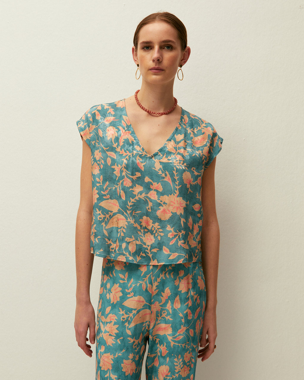 Camisa manga corta estampada