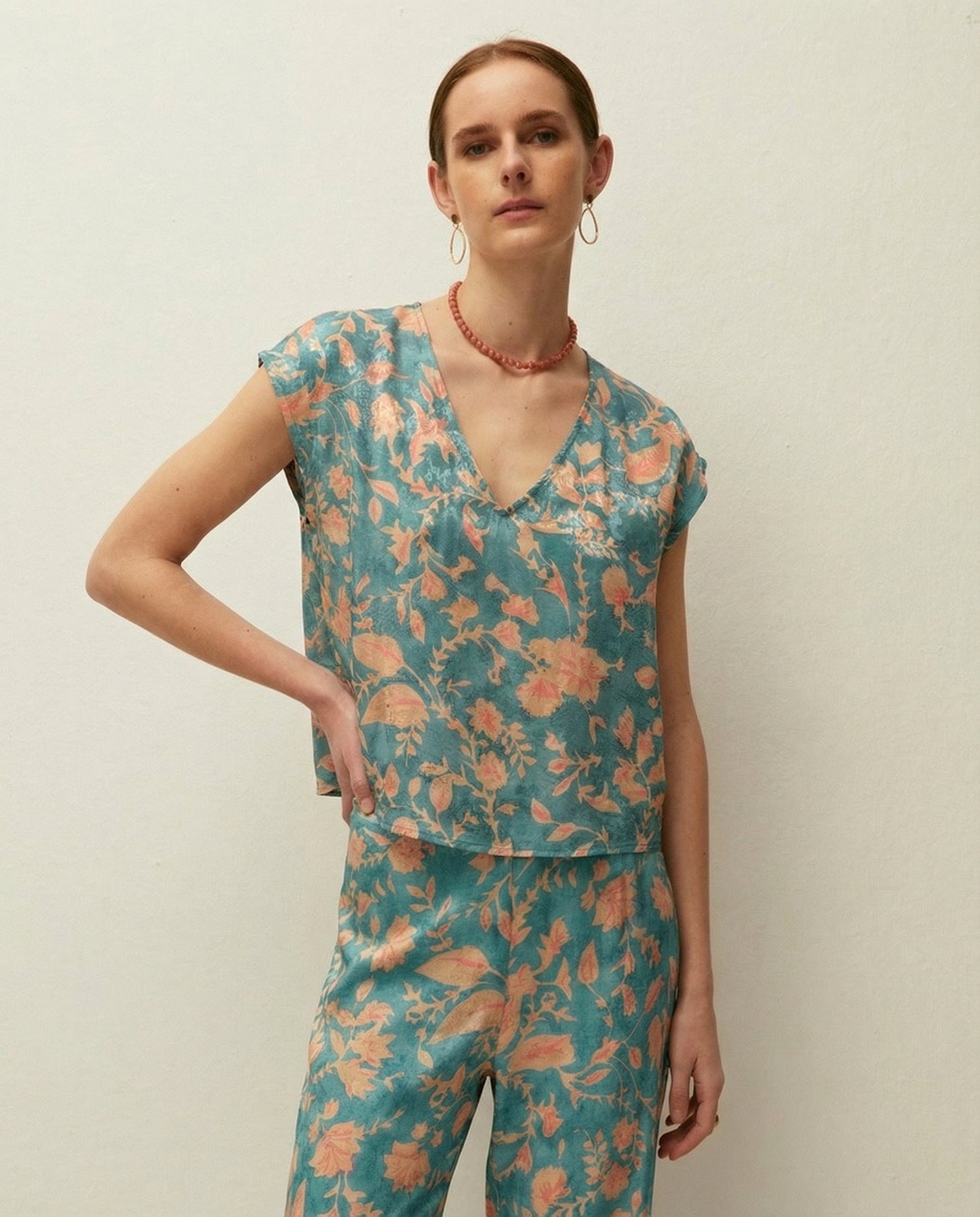 Camisa manga corta estampada