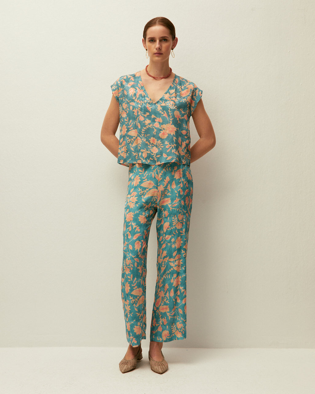 Camisa manga corta estampada