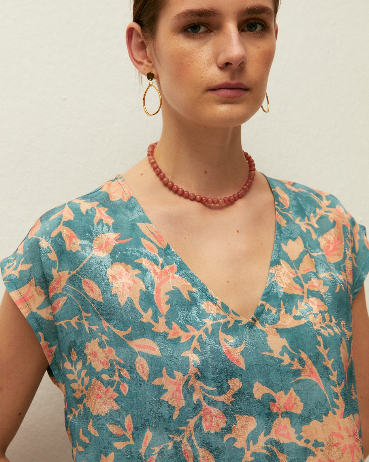 Camisa manga corta estampada