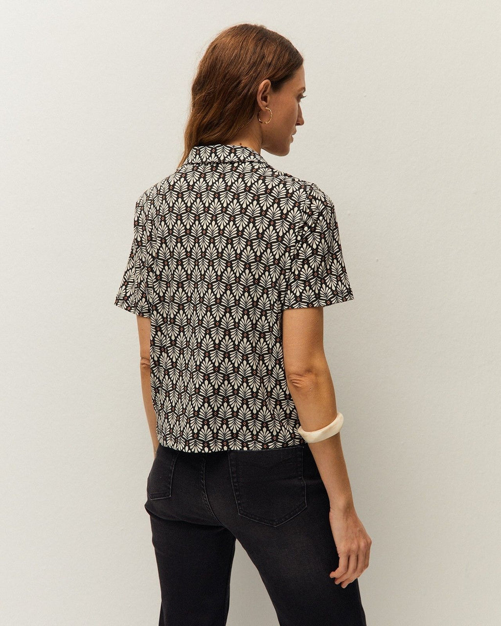 Camisa estampado geométrico