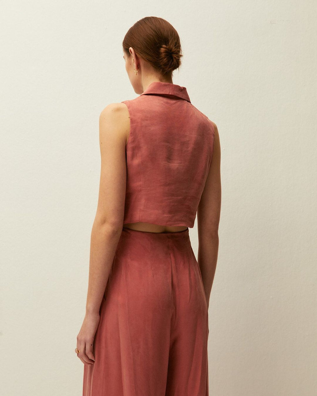 Tencel party vest