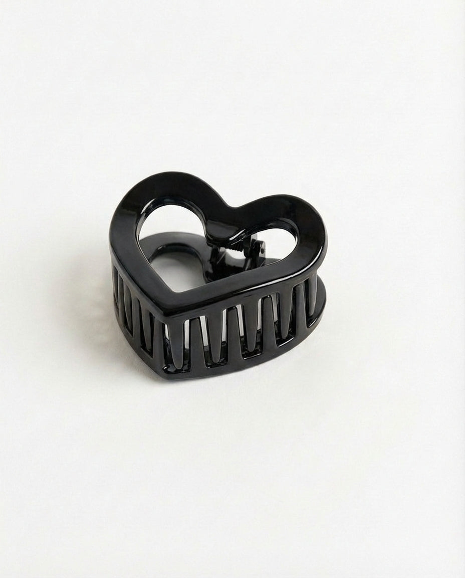 pinza pelo en forma de corazón