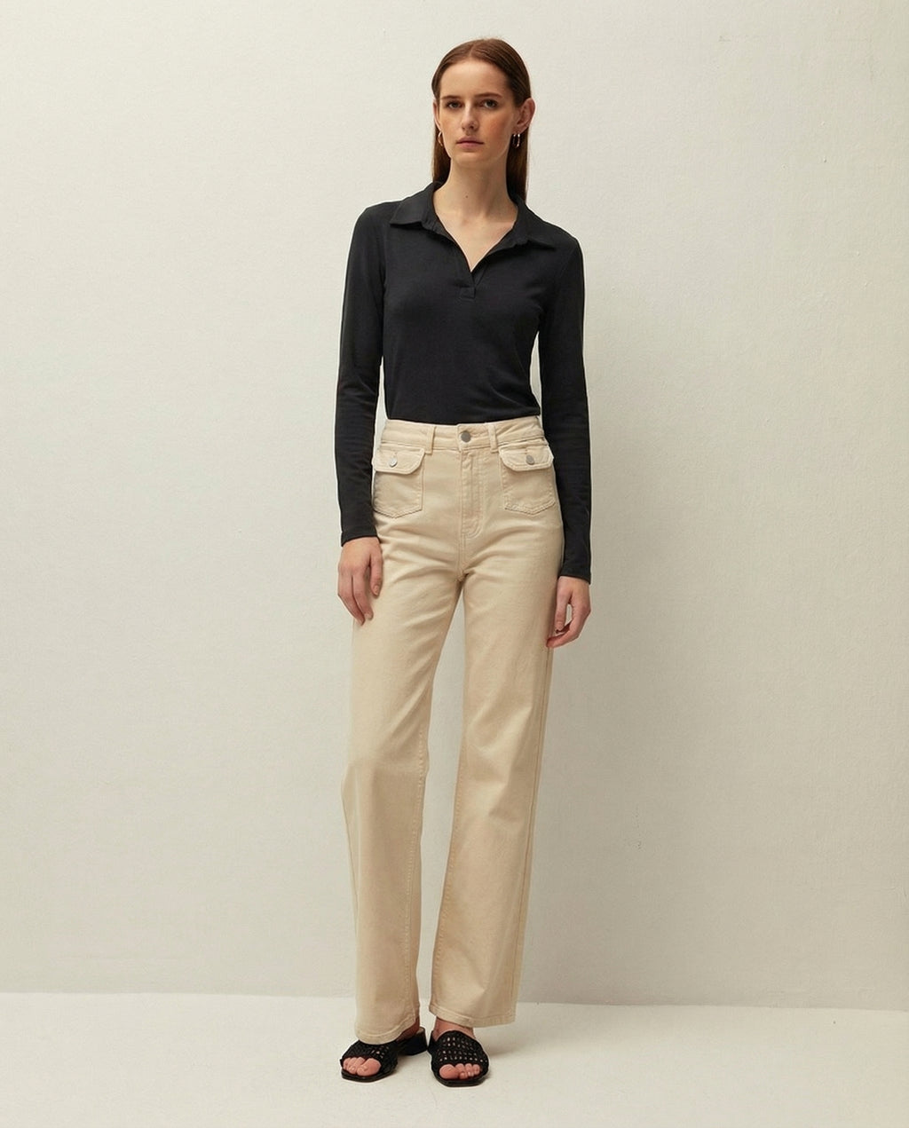 Camiseta escote polo