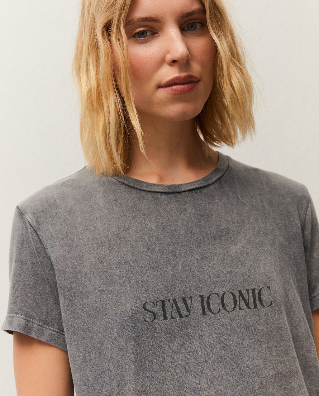 Positional print t-shirt