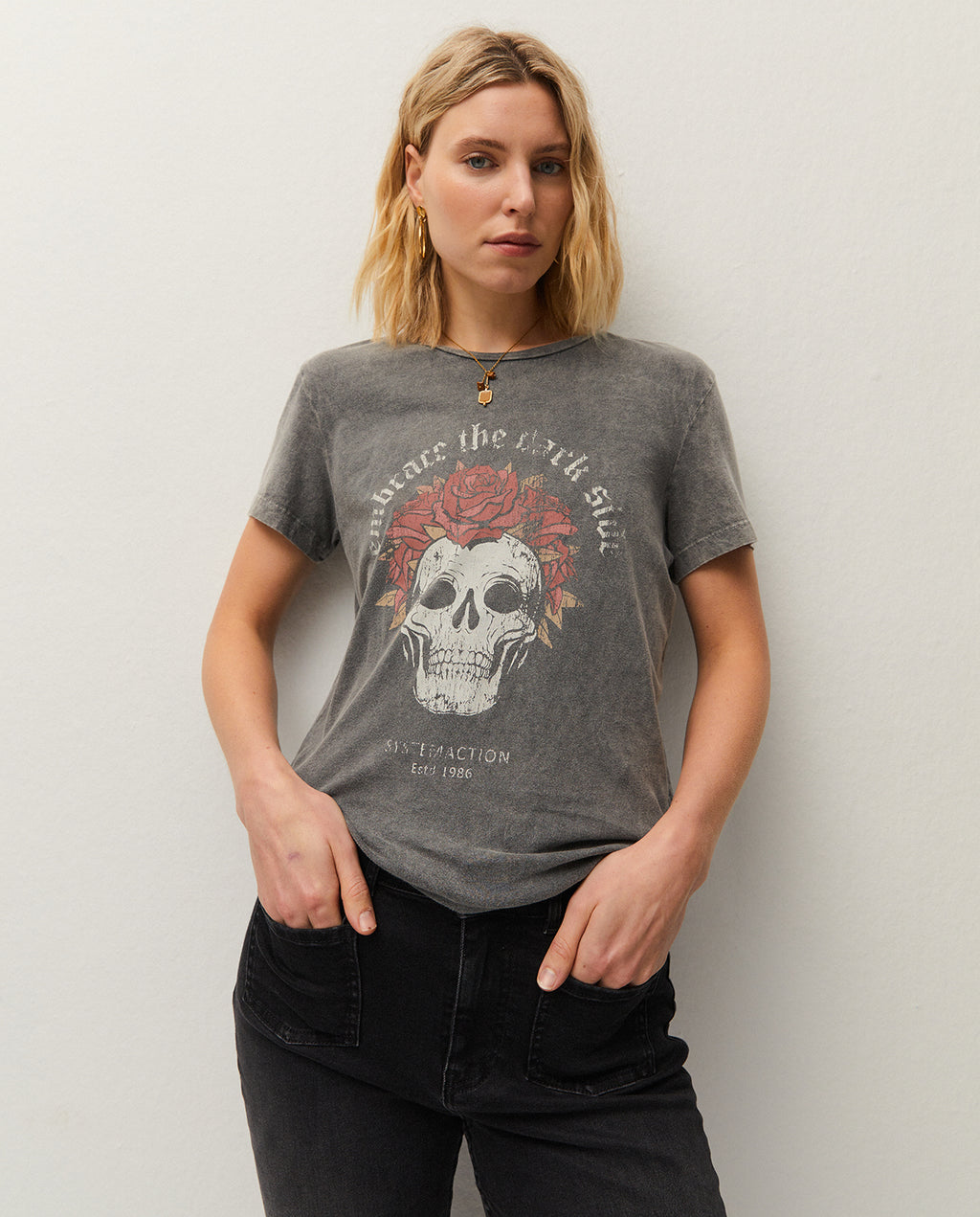 Camiseta print calavera