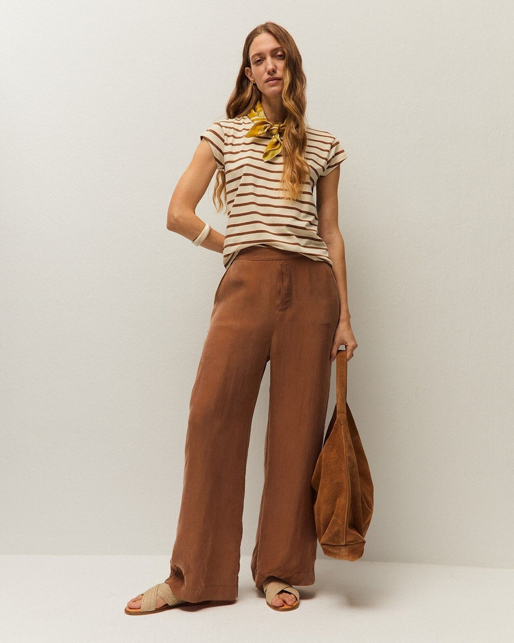 Camiseta rayas manga corta