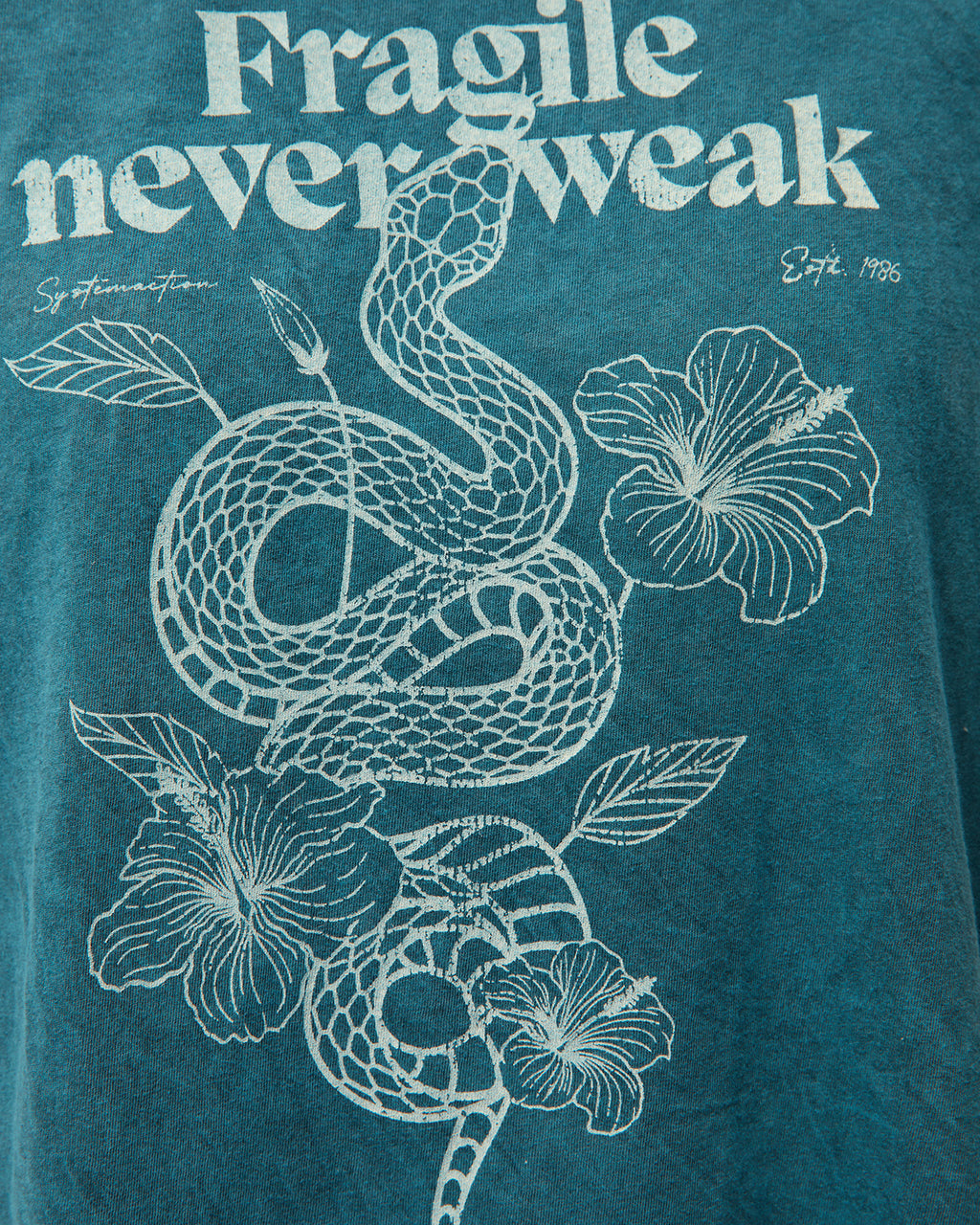 Camiseta print serpiente