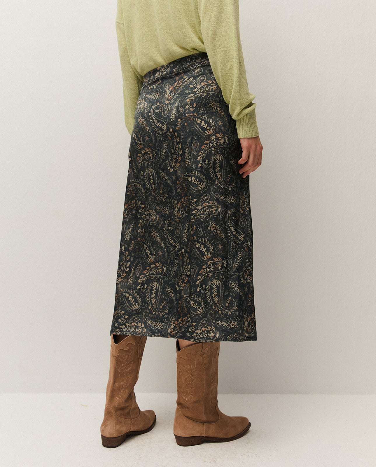 Falda con un estampado pashley