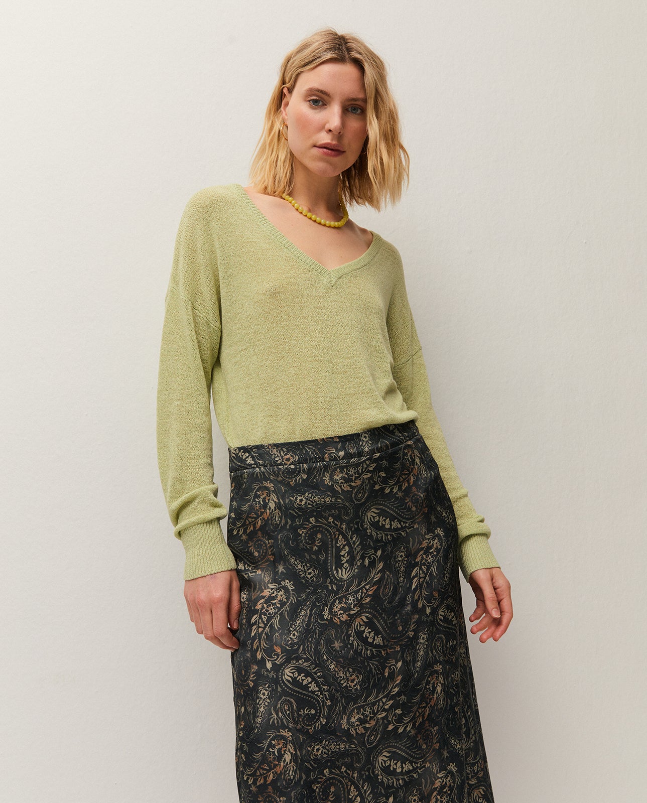 Falda con un estampado pashley