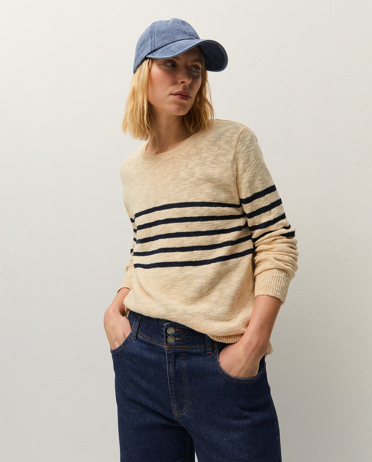 Gorra efecto tintura degastada