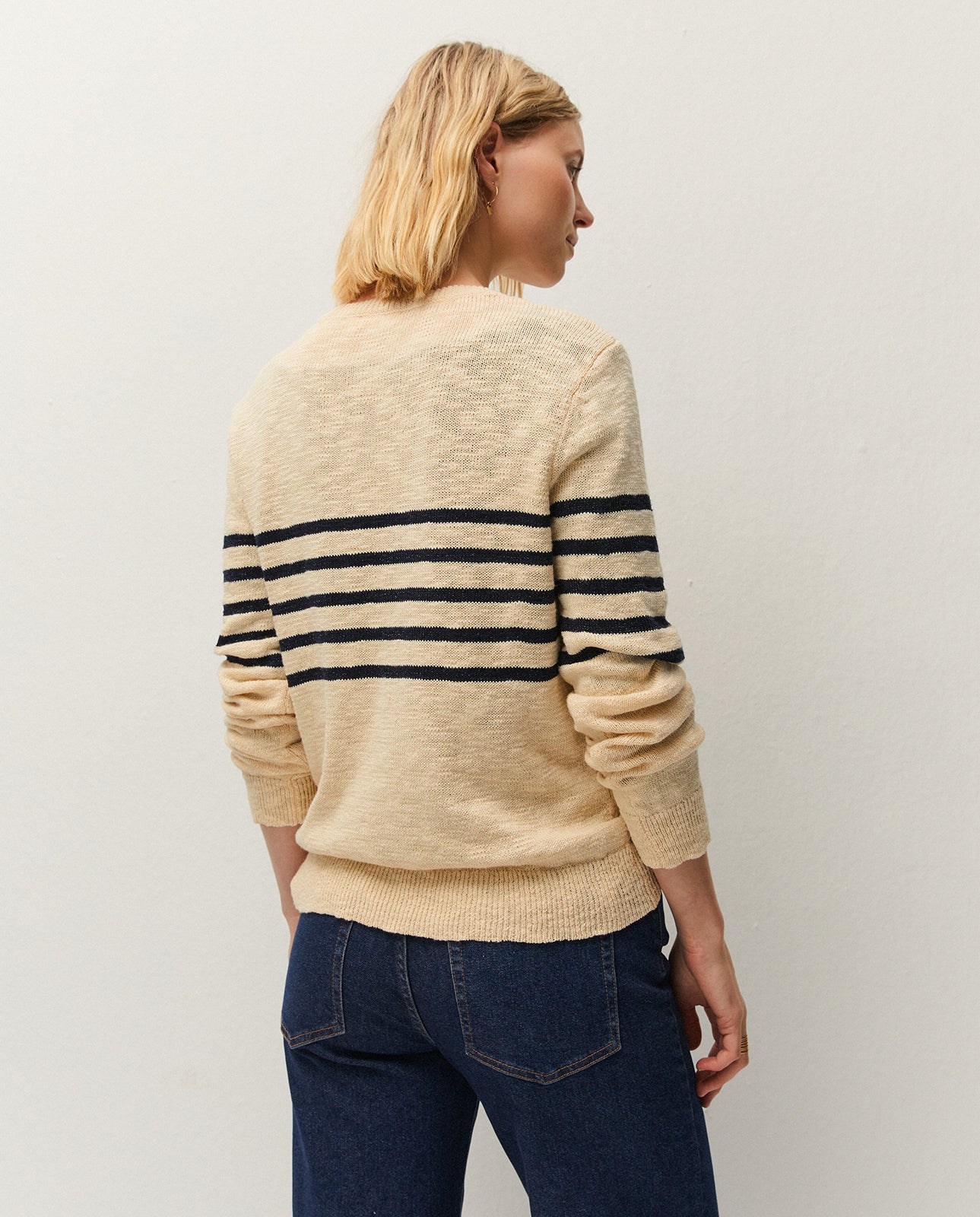 Jersey rayas con lúrex