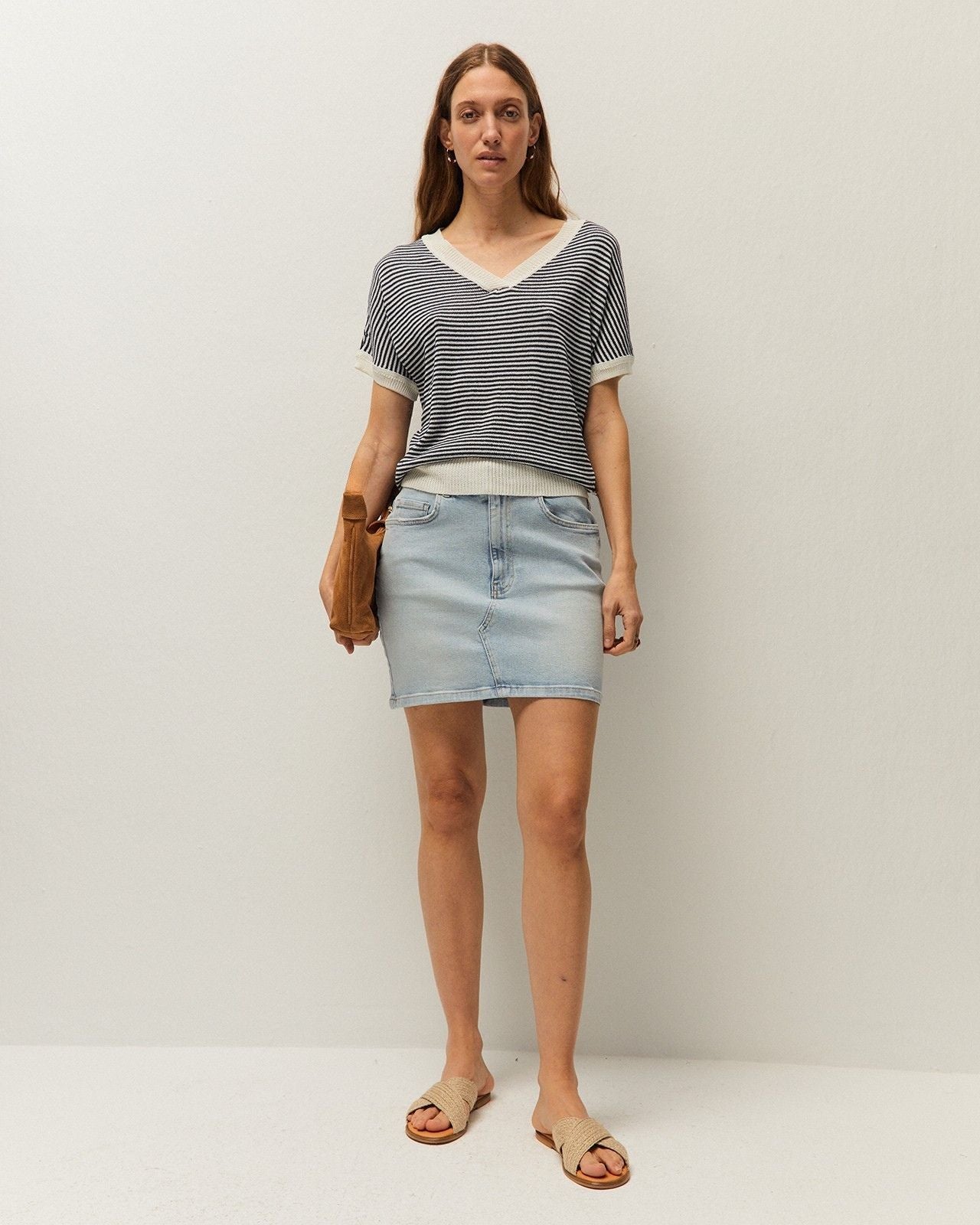 Jersey raya manga corta