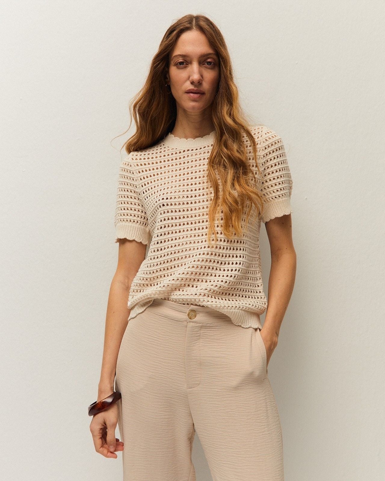 Jersey clado cuello redondo