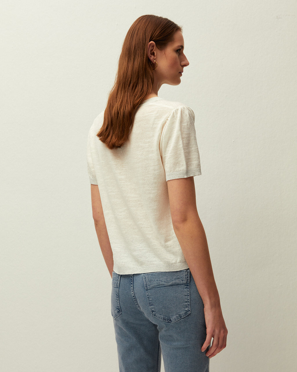 Jersey lino manga corta