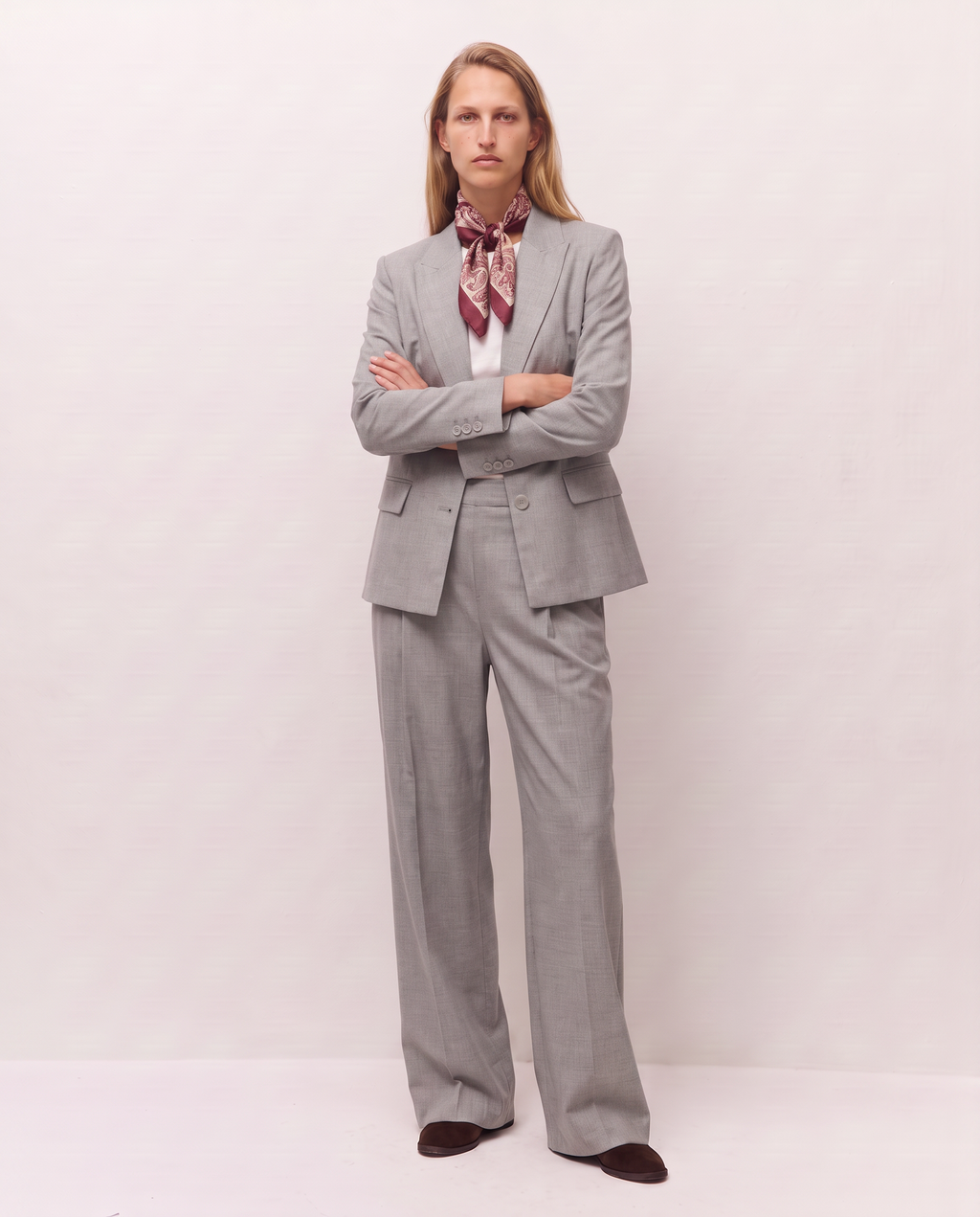 Pantalón traje fluido