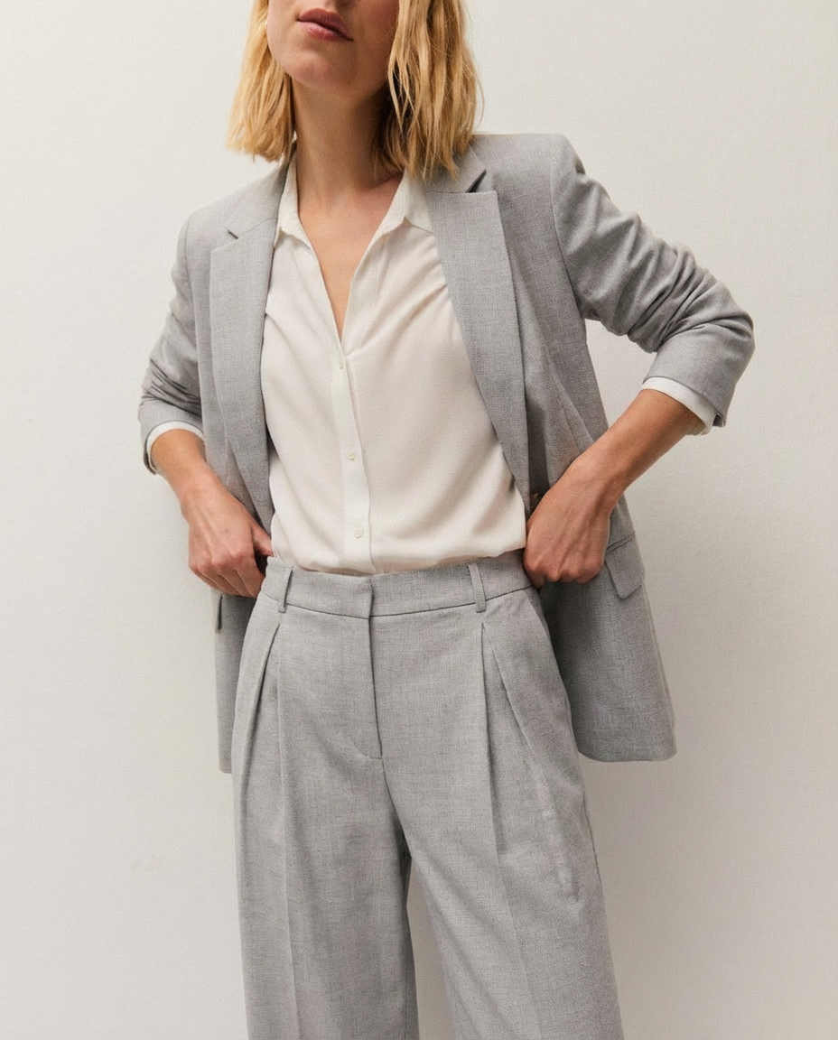 Pantalón traje fluido