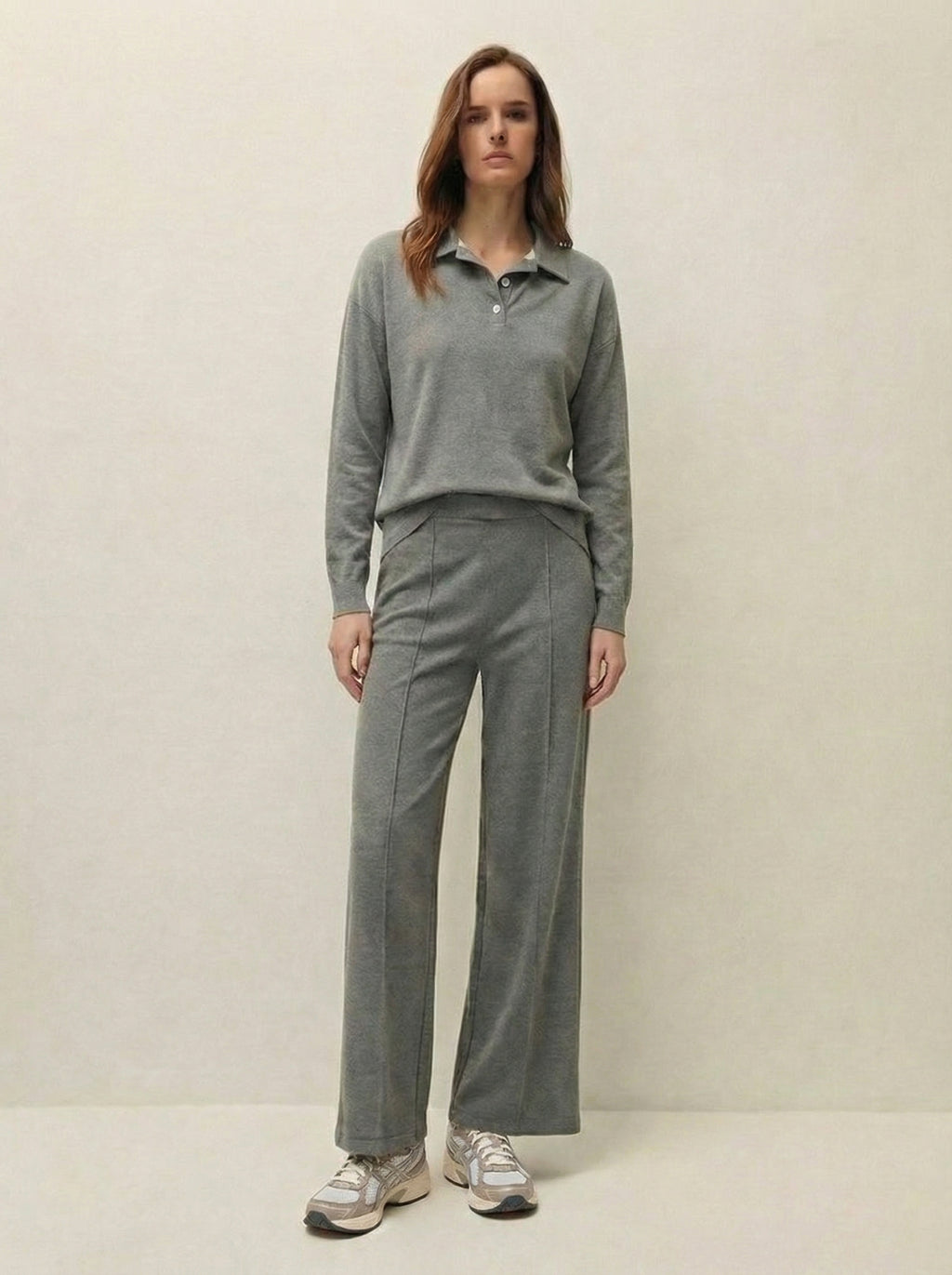 Pantalón goma pata ancha