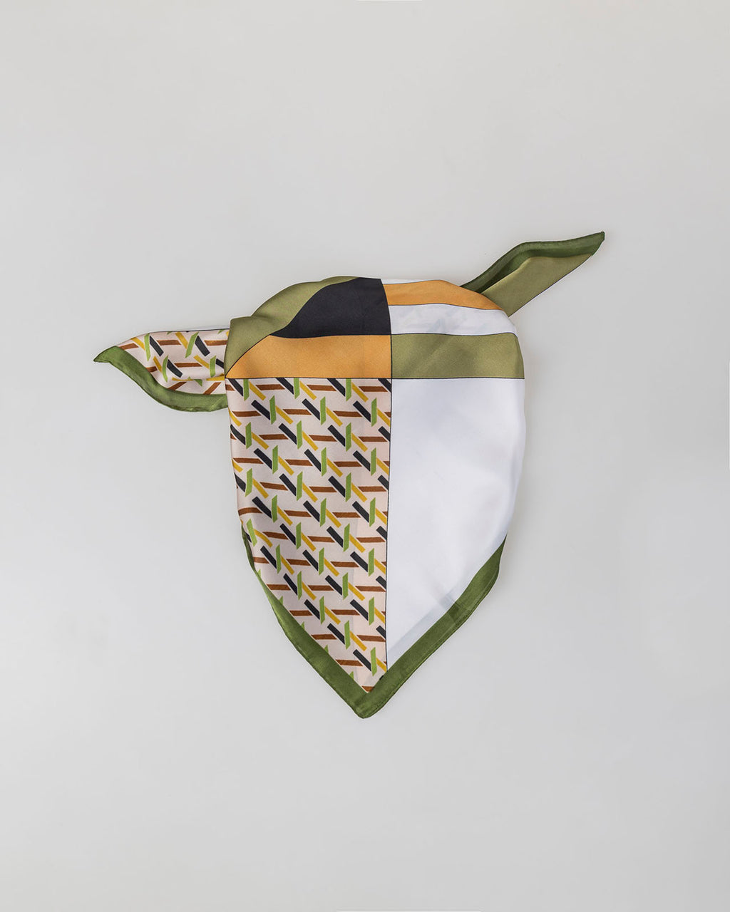 Pañuelo estampado geométrico