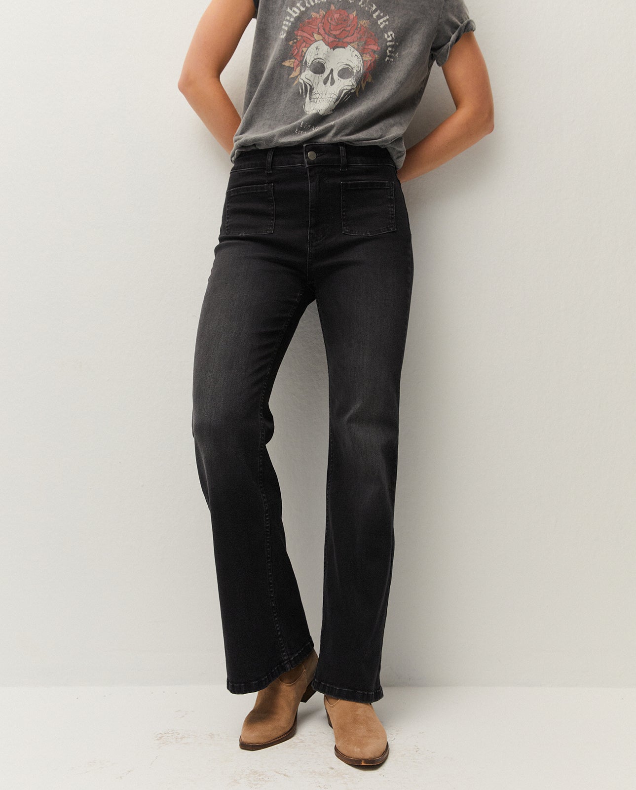 Pantalón denim bosillos