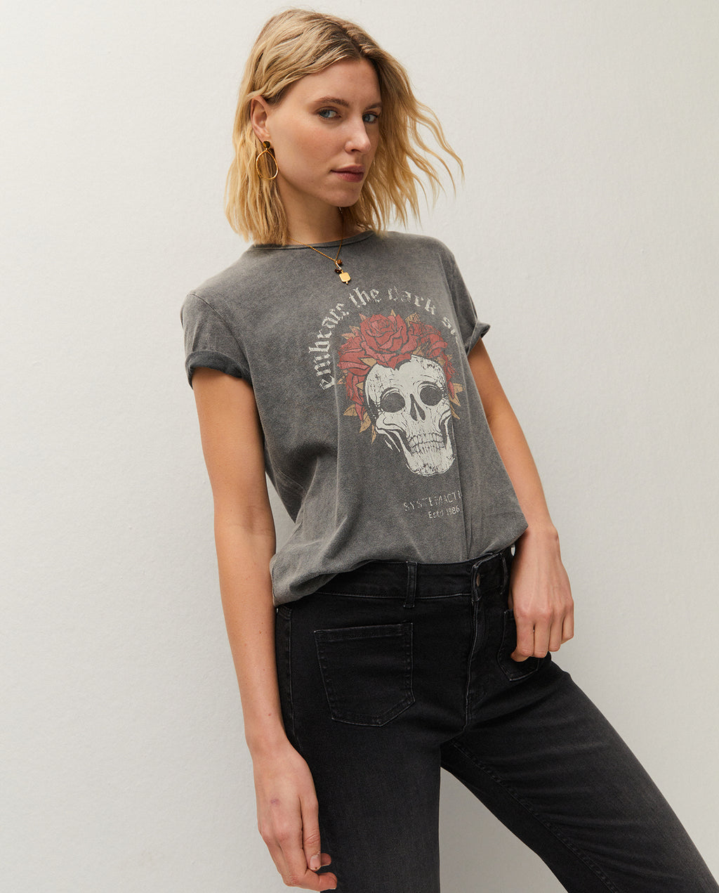 Pantalón denim bosillos