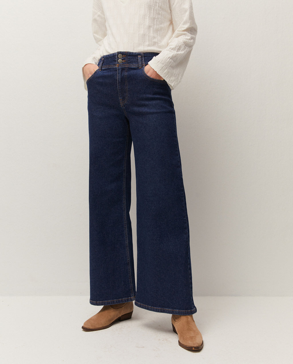 Pantalón denim indigo