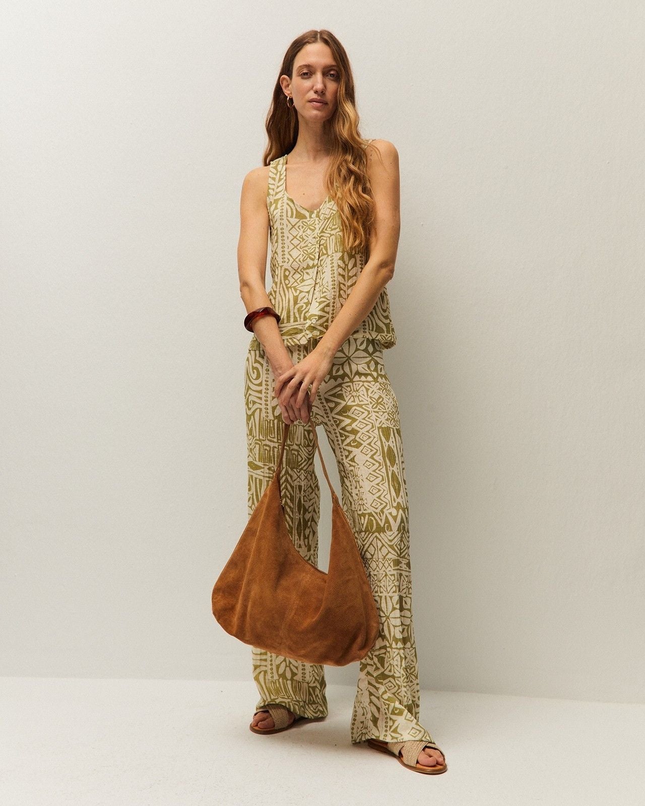 Top estampado etnico