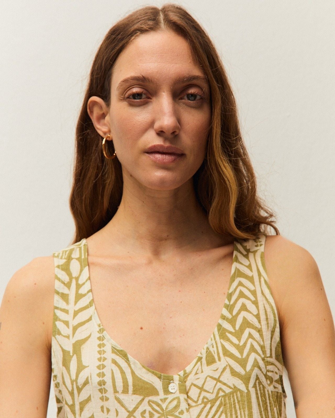 Top estampado etnico