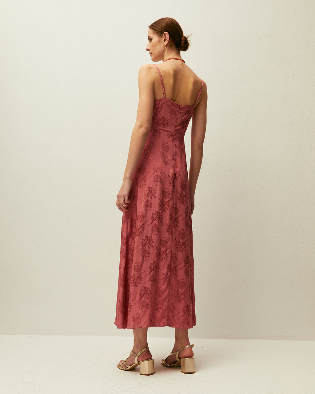 Jacquard maxi dress
