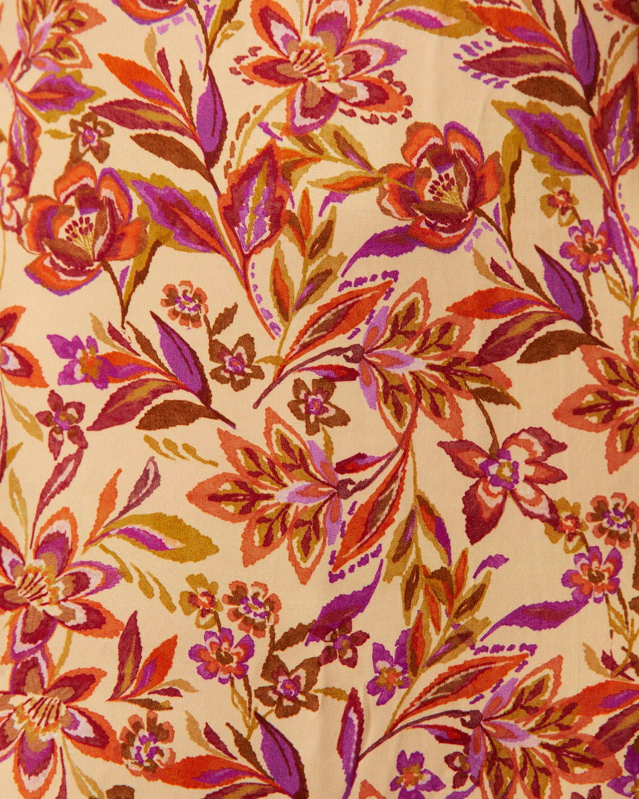 Vestido largo estampado