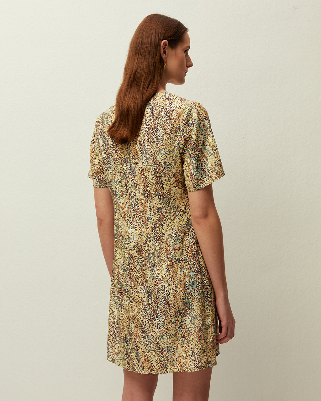 Vestido corto estampado