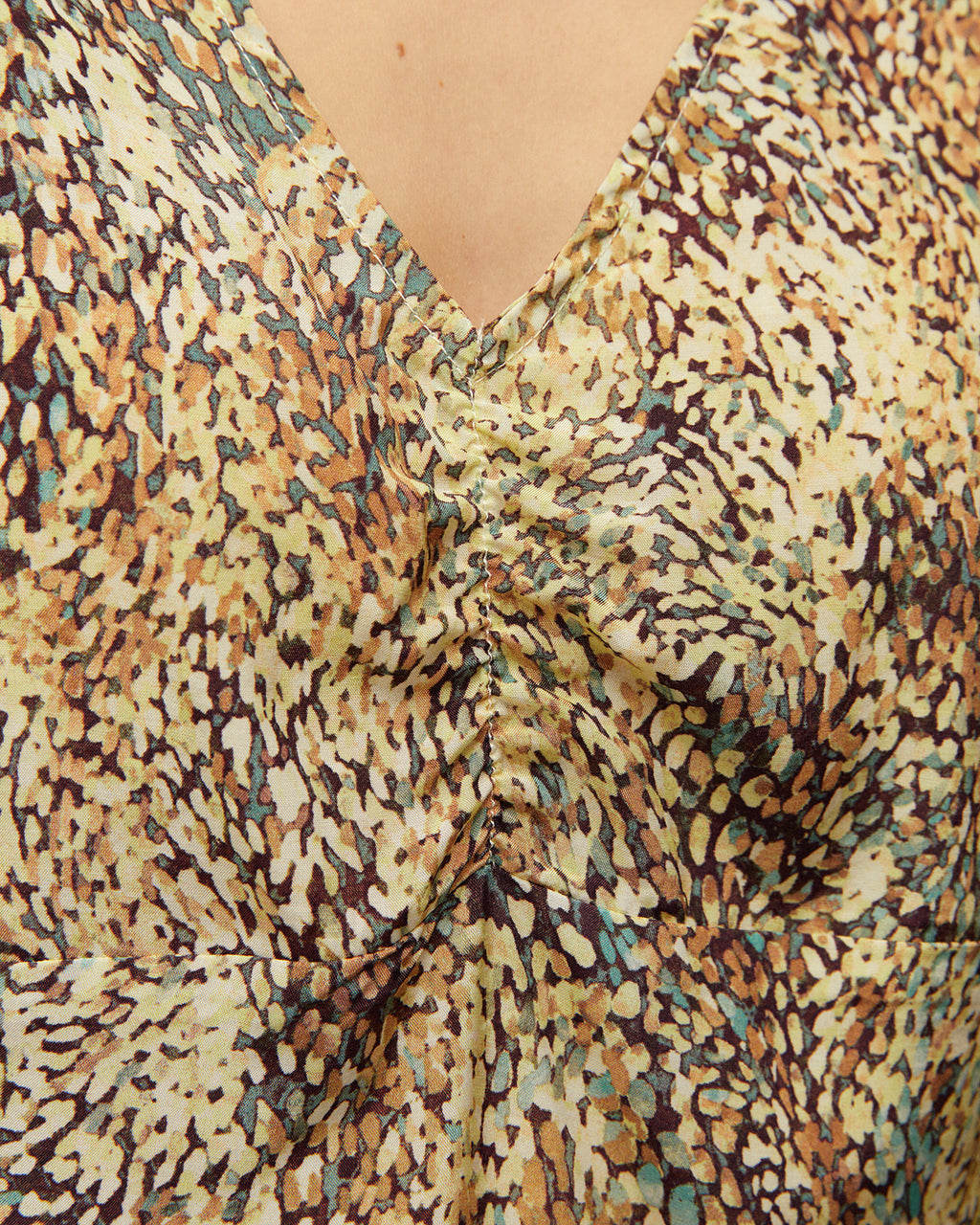 Vestido corto estampado