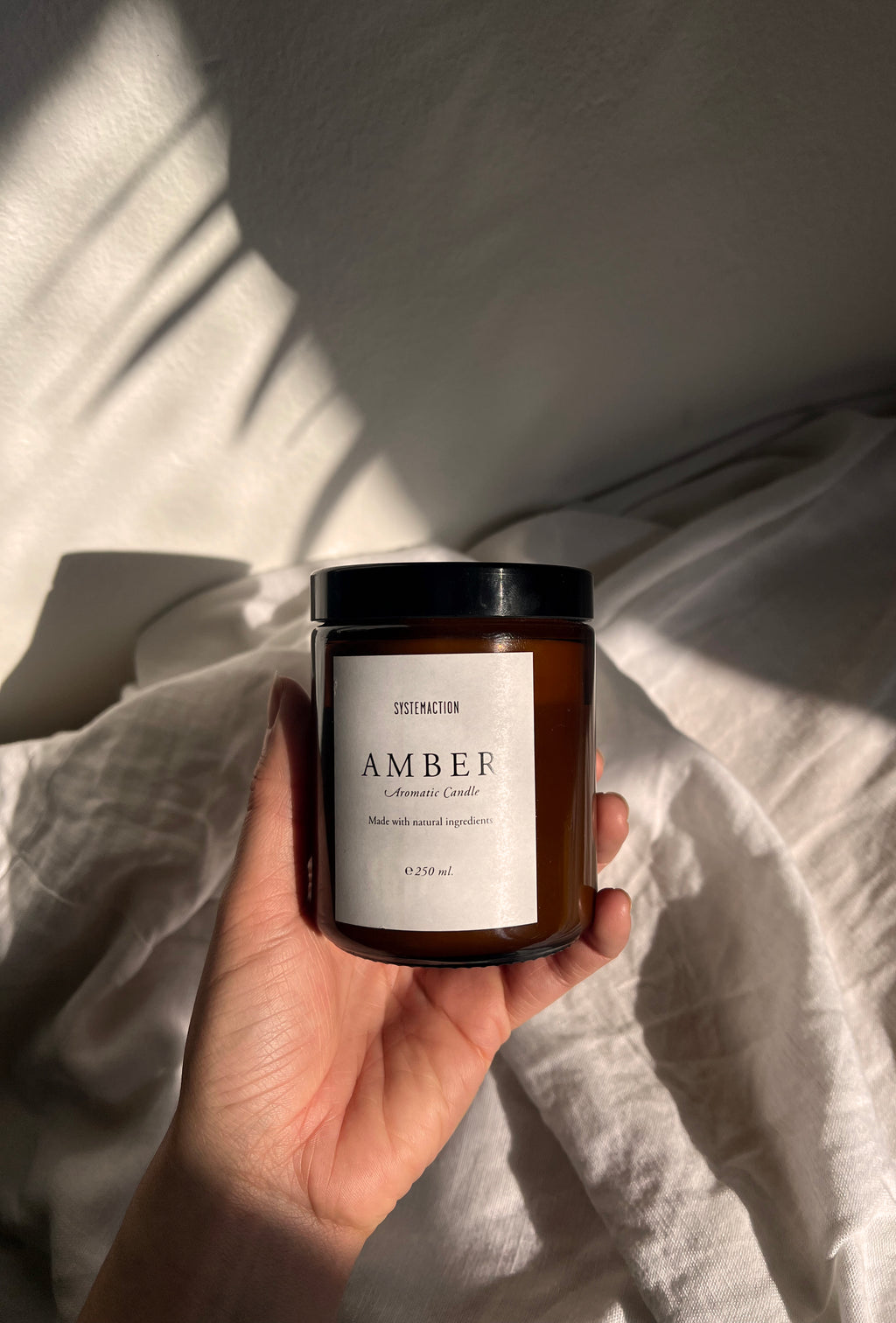 Amber System Action Scented Candle