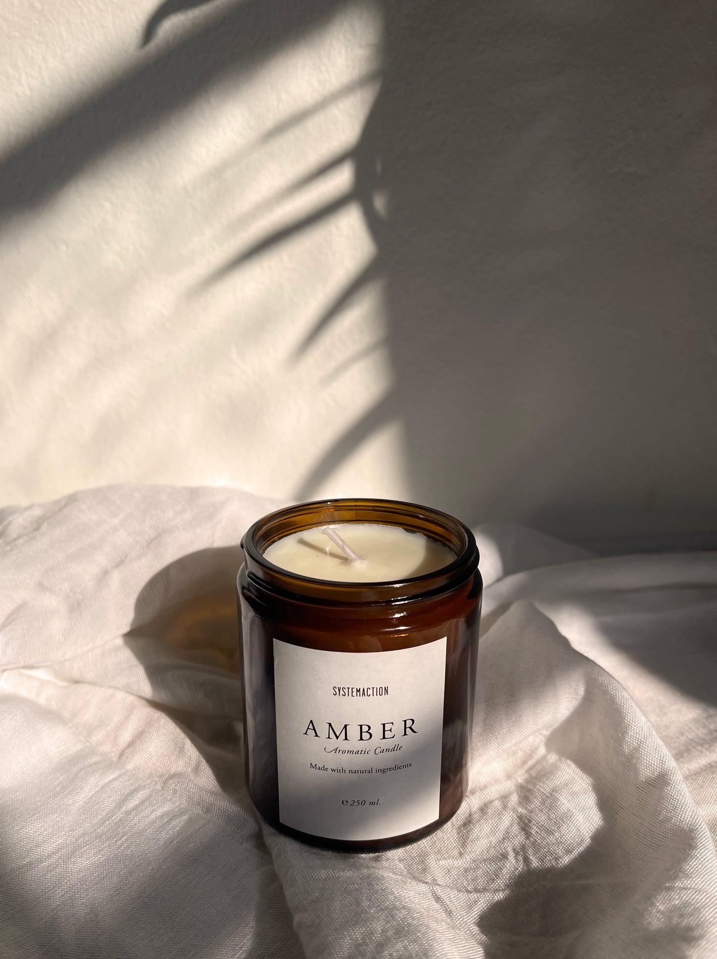 Amber System Action Scented Candle