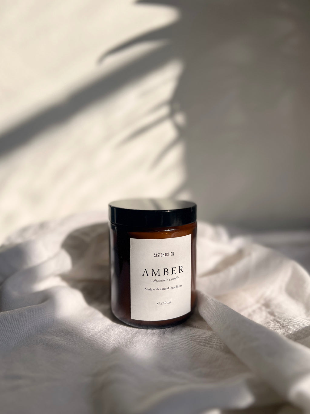 Amber System Action Scented Candle