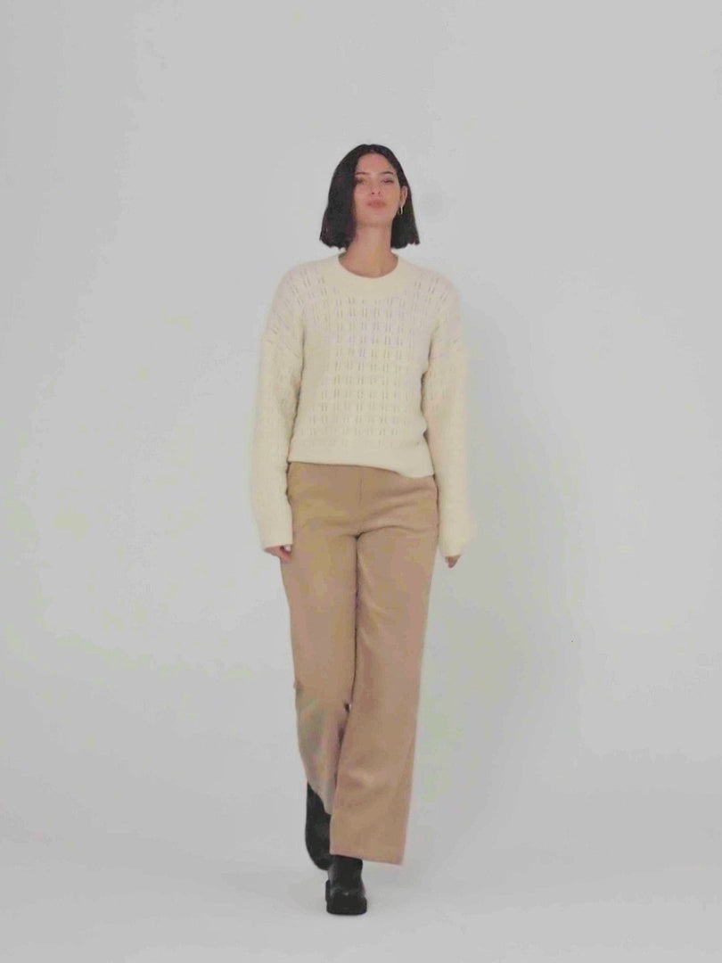 Pantalón pana cremallera