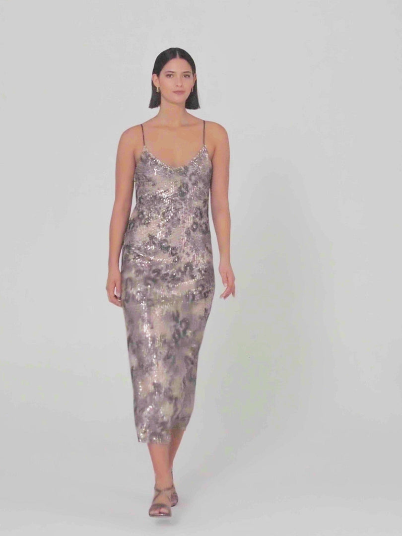 Vestido lentejuelas fiesta